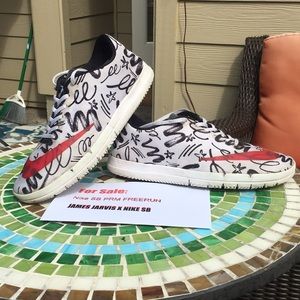 Nike SB/Nike Free x James Jarvis graffiti shoes
